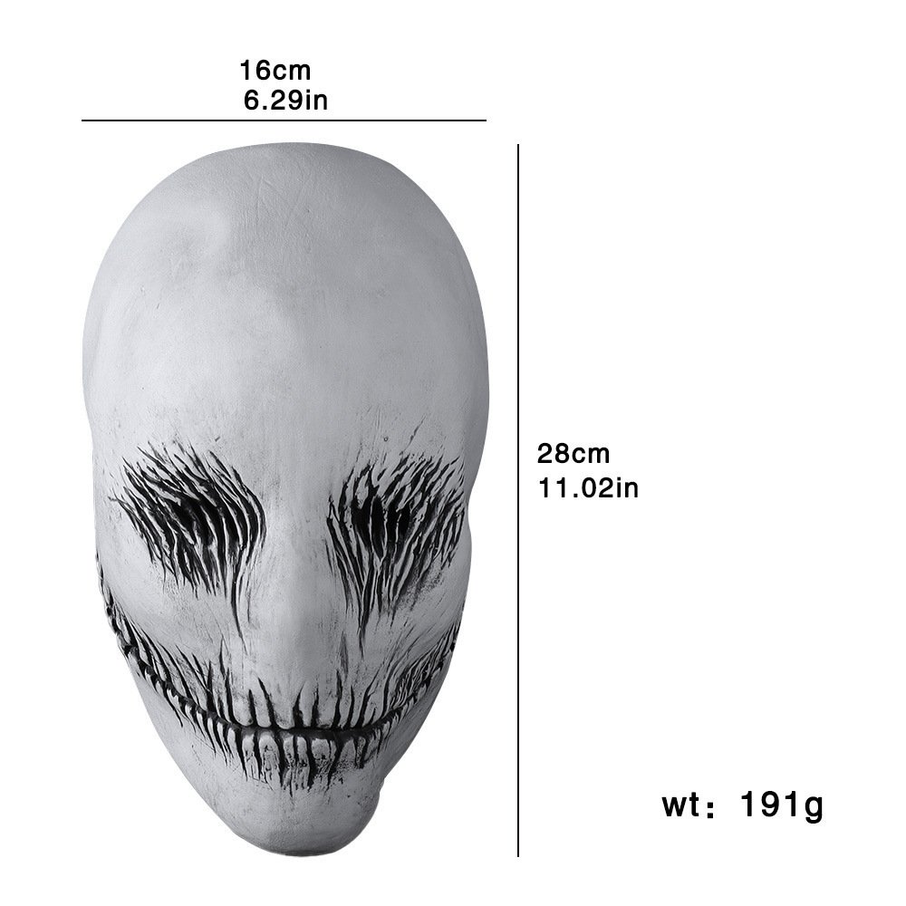 Halloween Ghost Latex Mask Masquerade Party Horror Headgear - 4
