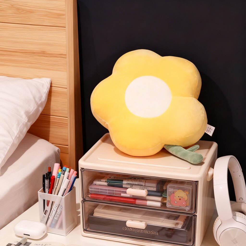 Flower Hand Warmer 35cm-Yellow - 5