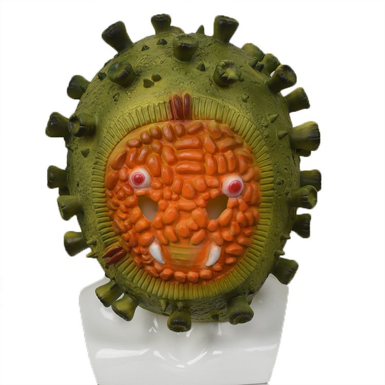 Halloween virus latex headgear - 6
