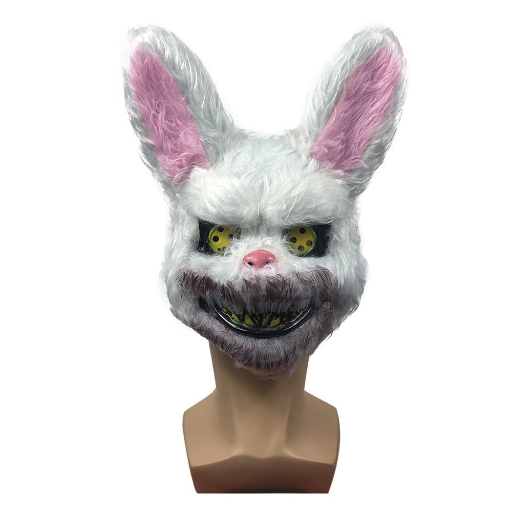 Halloween Mask Vibrato The Same Style Masquerade Bloody Bunny Mask - 2