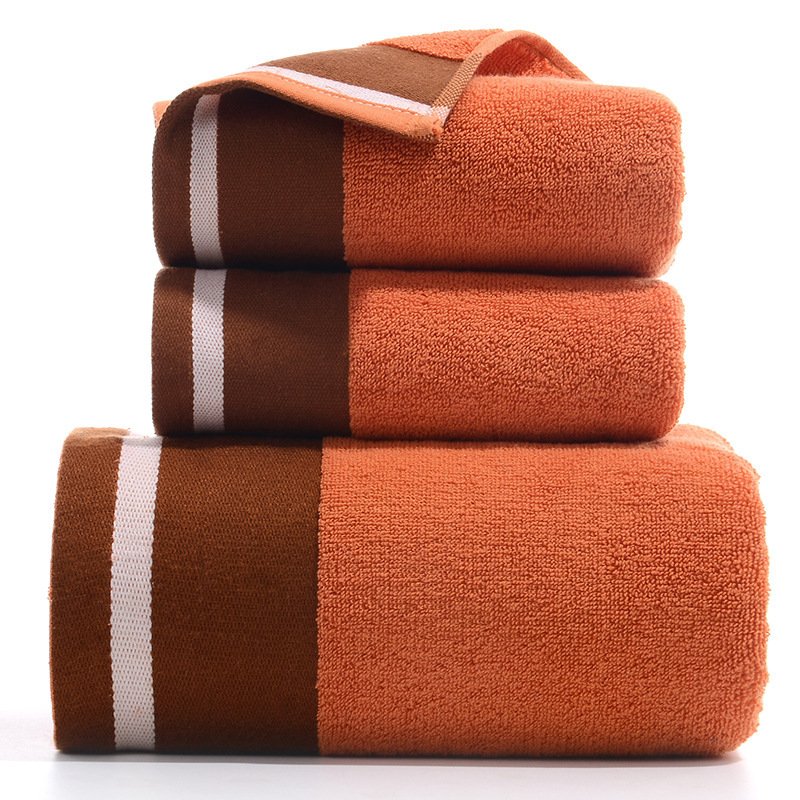 Pure Cotton Towels Three-piece With Hand Bath Towel Class - 6