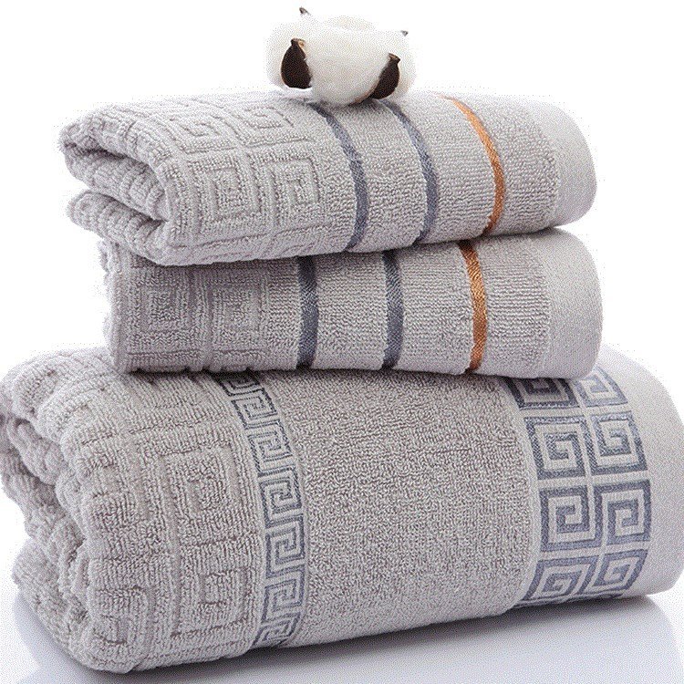 Three-piece cotton towel set - 2