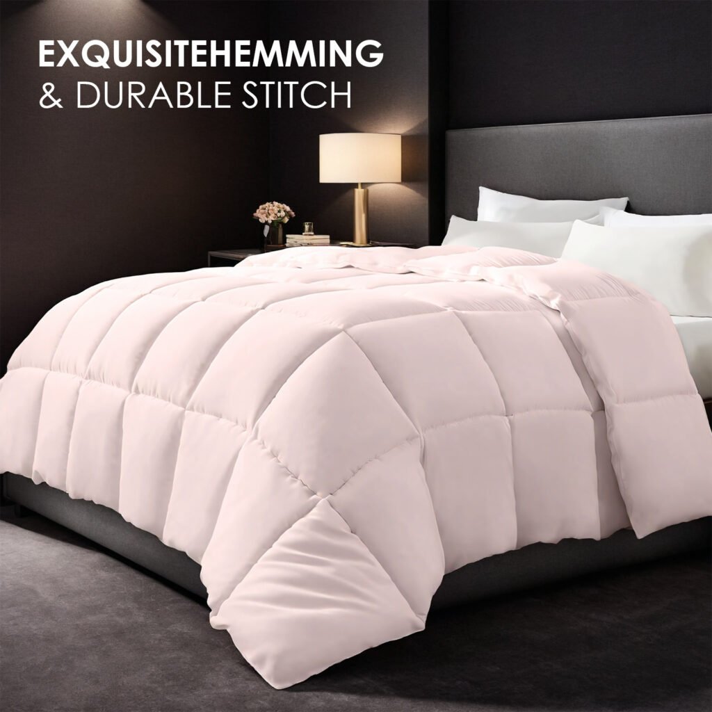 Pink Extra Large Plump Thick Duvet Enhanced Warmth Skin Friendly Comfort. Fits Single Double Beds. Luxury Hotel Grade Insert For Bedroom Use. Perfect Christmas Gift Replacement. - 7