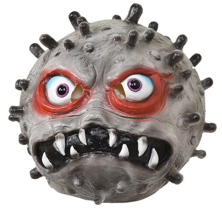 Halloween virus latex headgear - 4