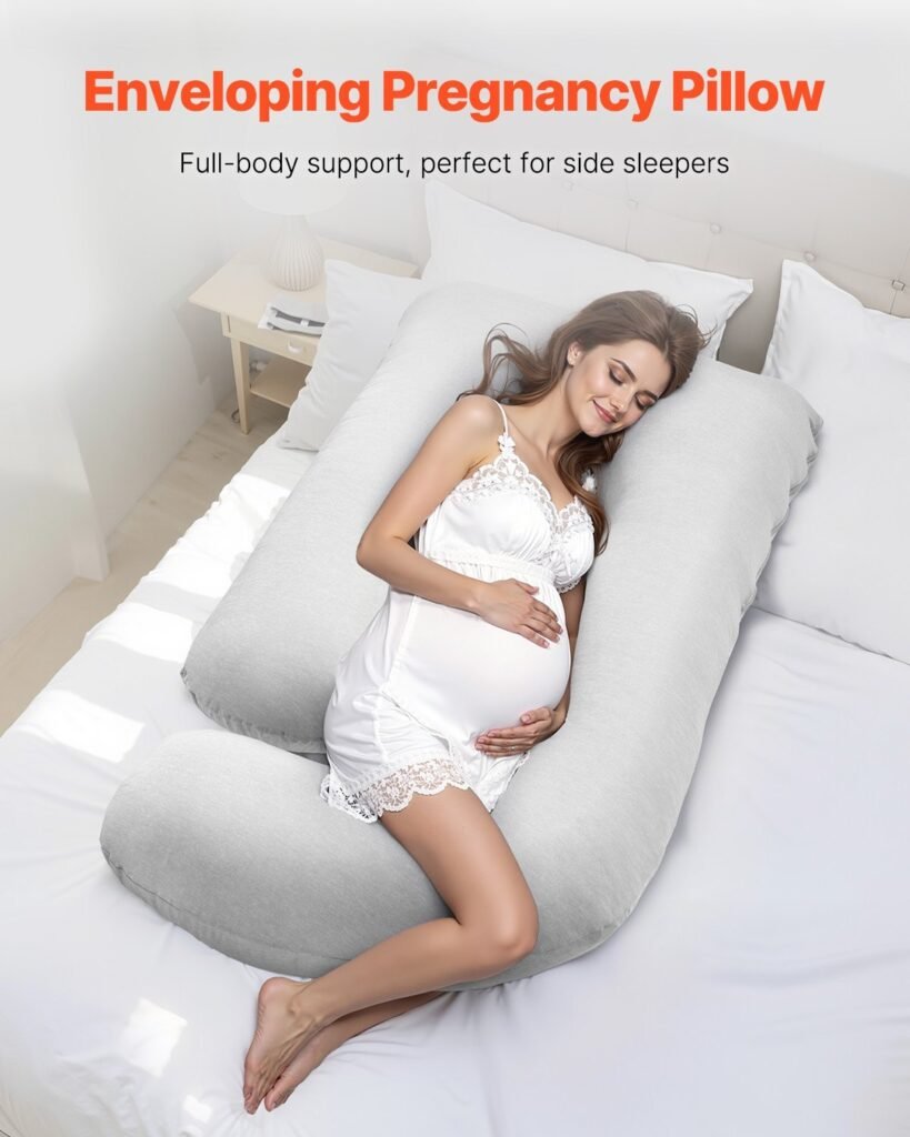 Pregnancy Pillow, G-Shaped Maternity Pillow For Sleeping, Full-Body Support Pillow With Removable & Washable Cover, Soft And Breathable Pregnancy Body Pillows For Back, Belly, Hips, Legs Relief - 2