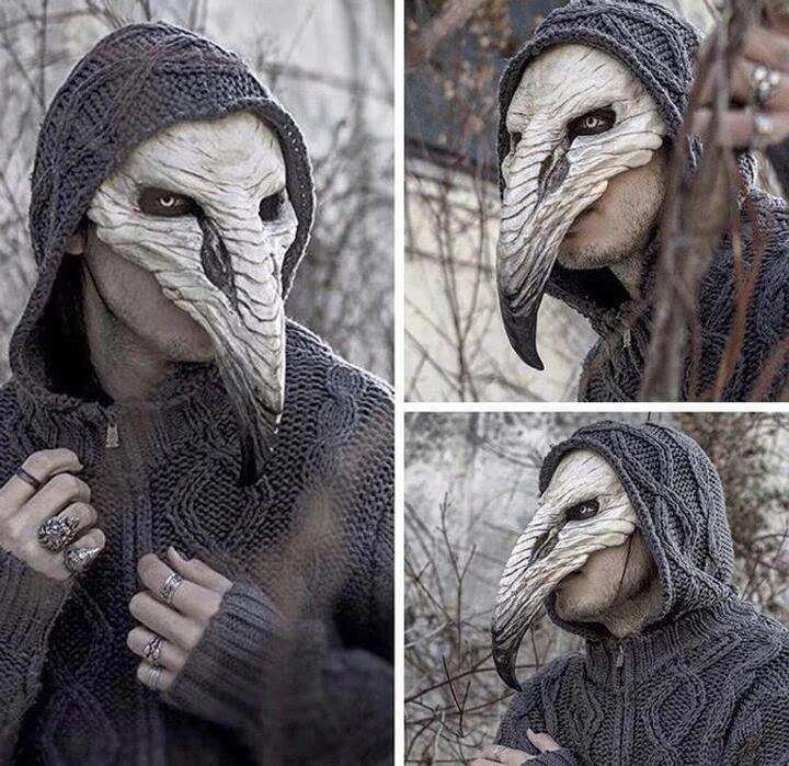 Halloween Plague Beak Mask Punk - 7