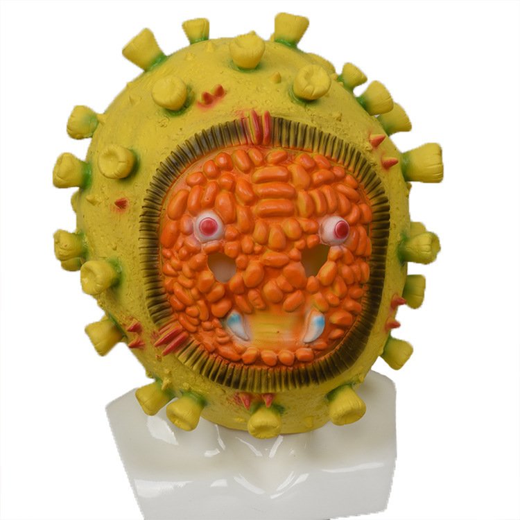 Halloween virus latex headgear - 3