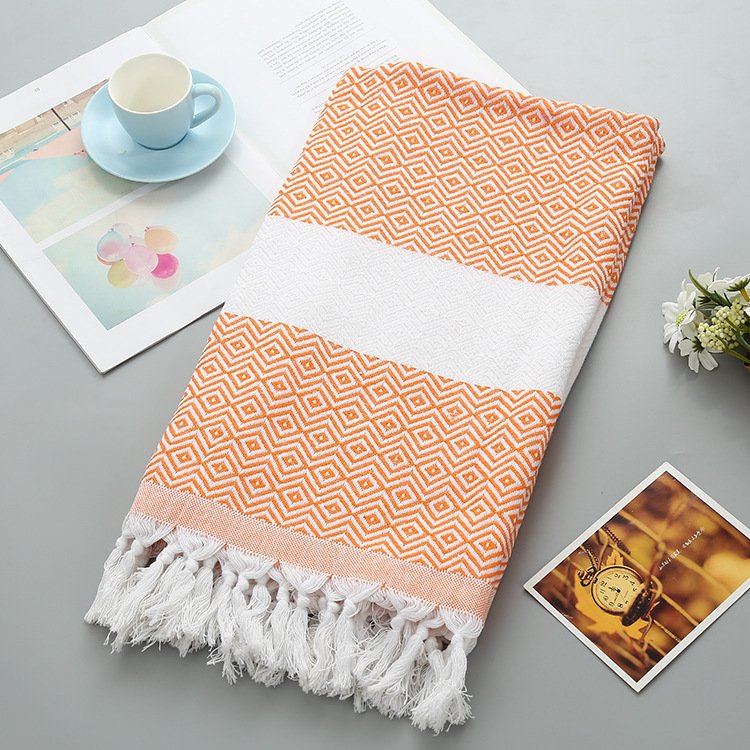 Handmade Tassel Blanket Turkish Beach Towel - 10