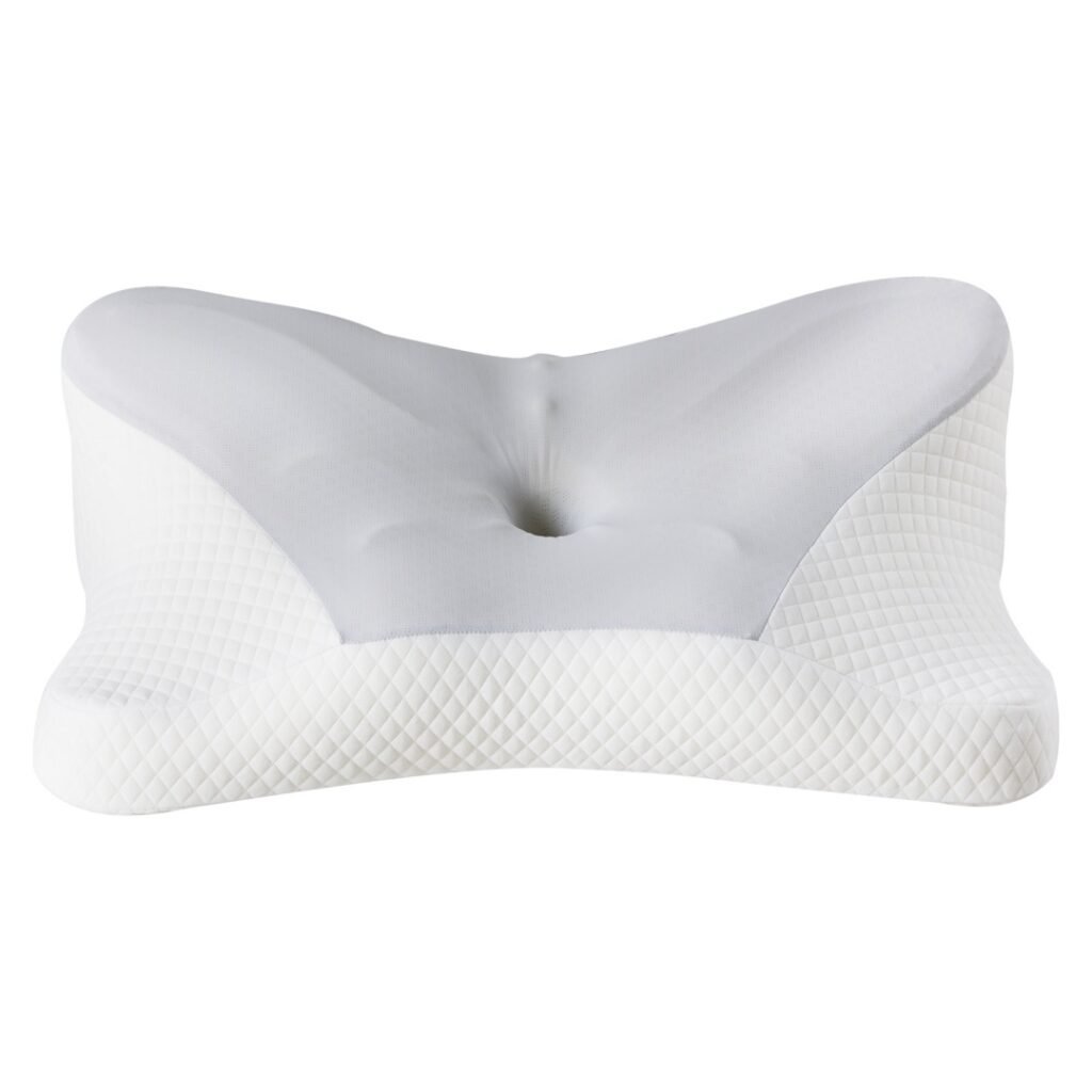 Cervical Neck Pillow, Cooling Ergonomic Memory Foam Pillows Dual Height Orthopedic Support Contour Pillow For Side - 6
