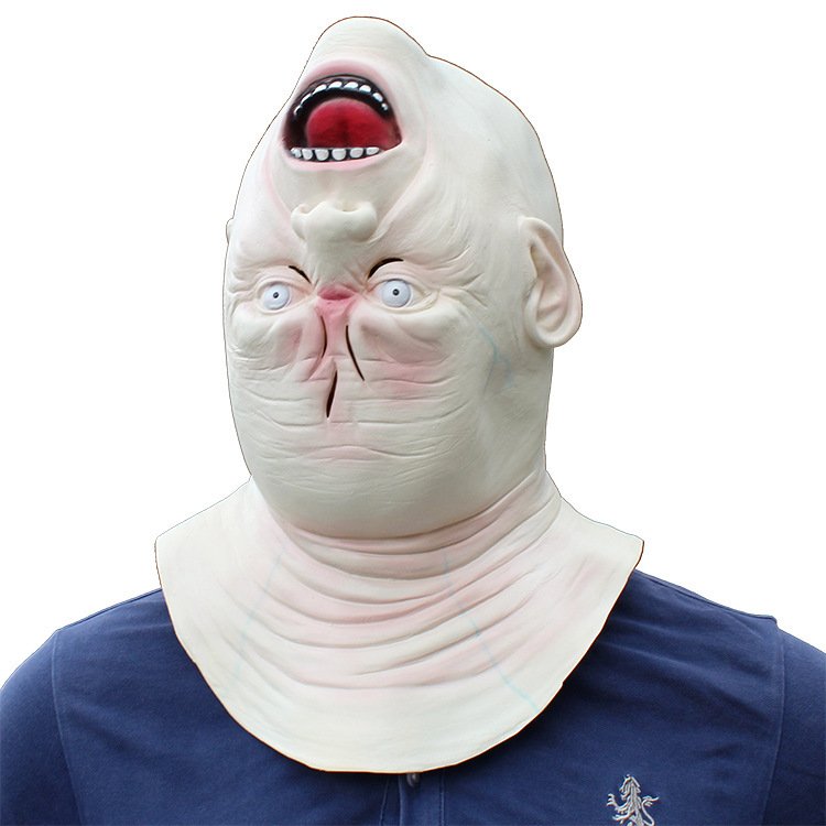Halloween horror face down mask