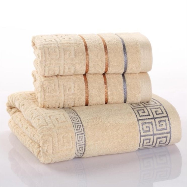 Three-piece cotton towel set - 4