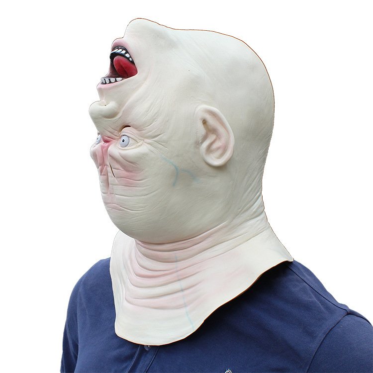 Halloween horror face down mask - 5