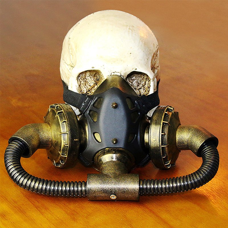 Steampunk Halloween Masquerade Mask Holiday Party Supplies - 5