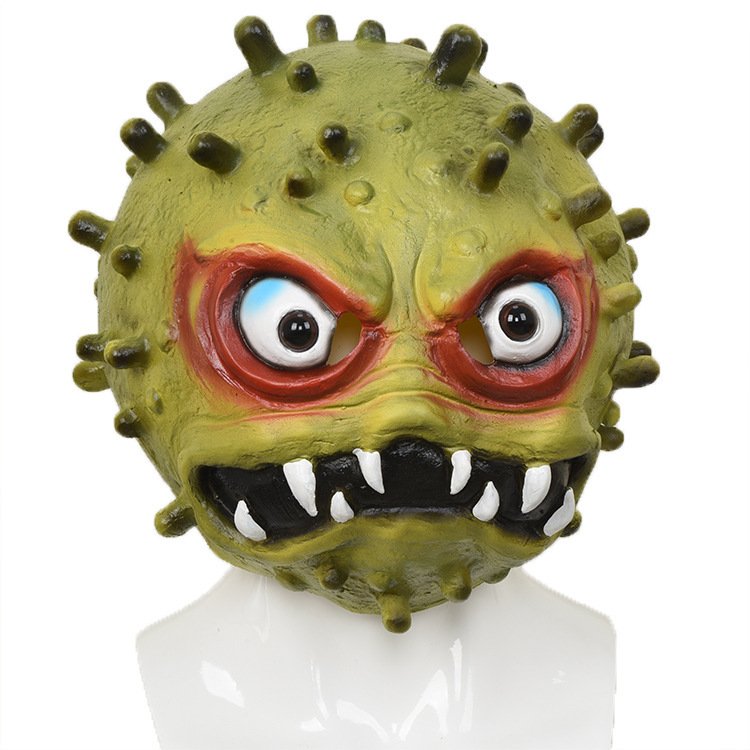 Halloween virus latex headgear - 2