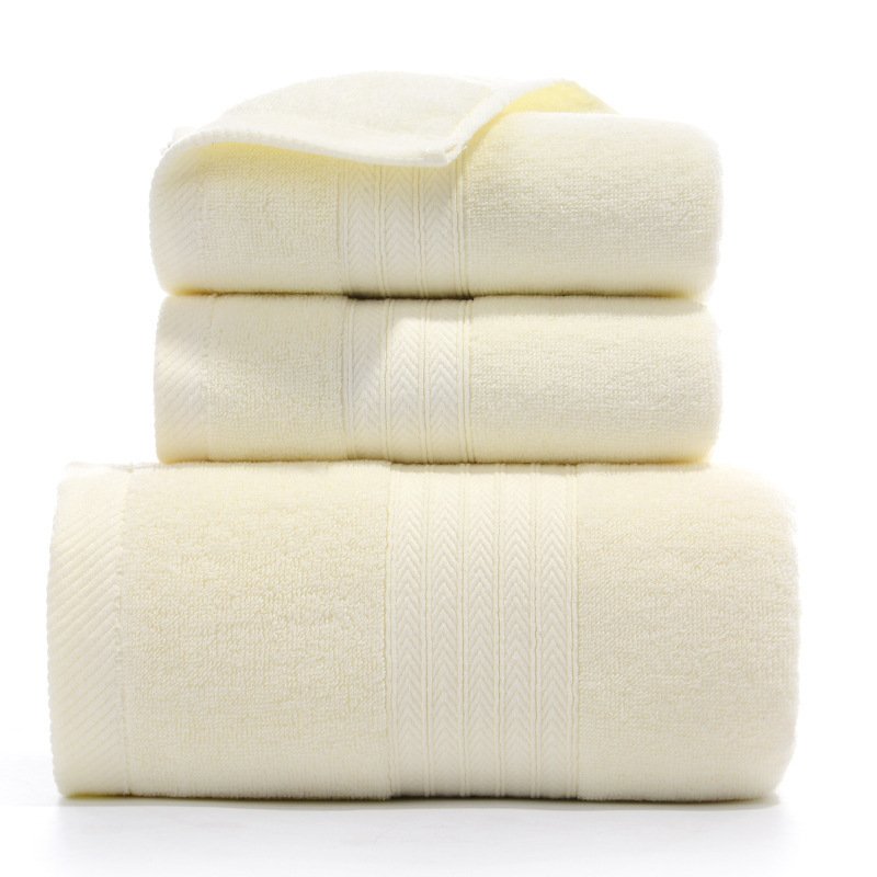 Pure Cotton Towels Three-piece With Hand Bath Towel Class - 5