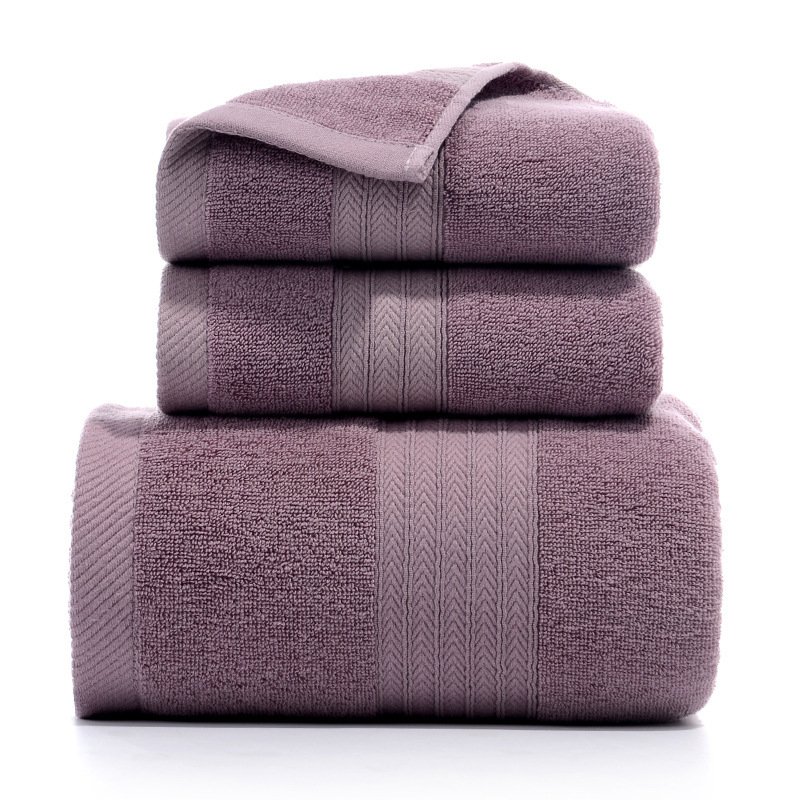 Pure Cotton Towels Three-piece With Hand Bath Towel Class - 10