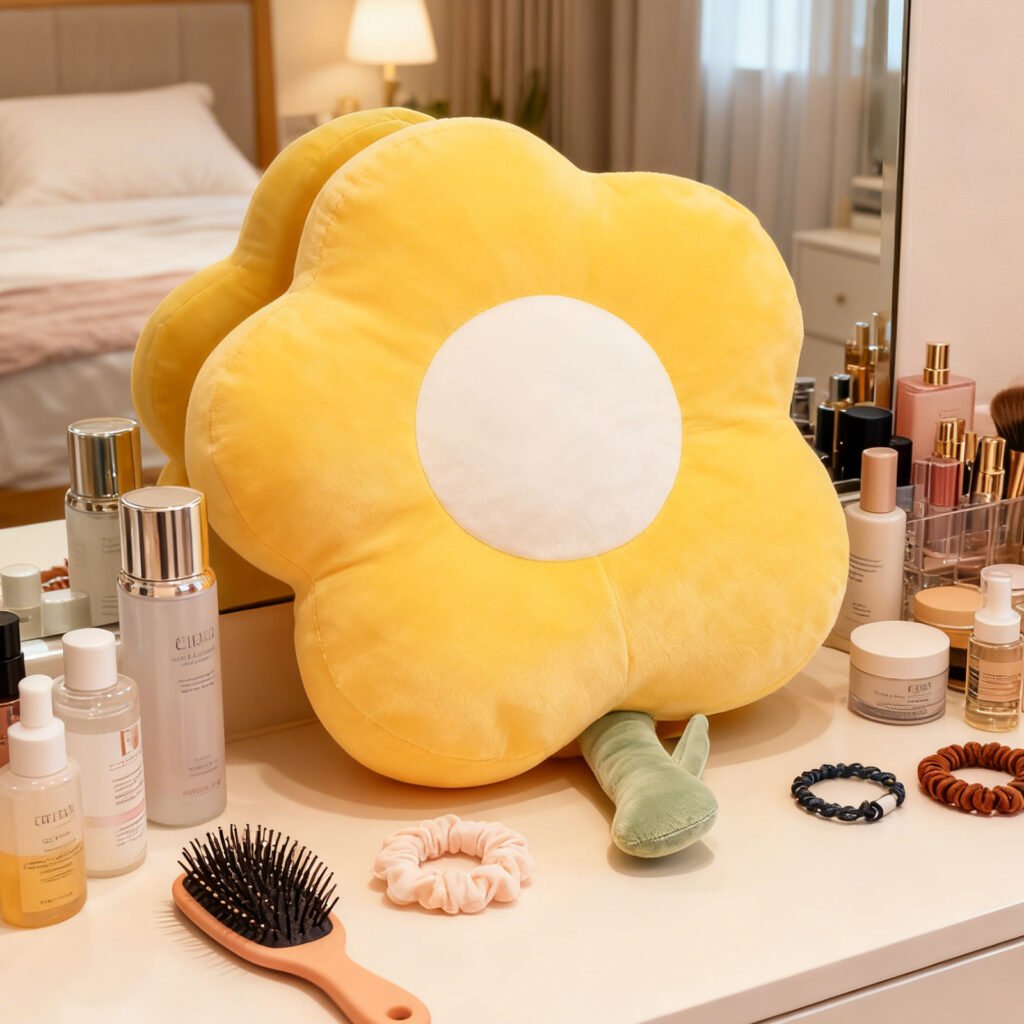 Flower Hand Warmer 35cm-Yellow - 2
