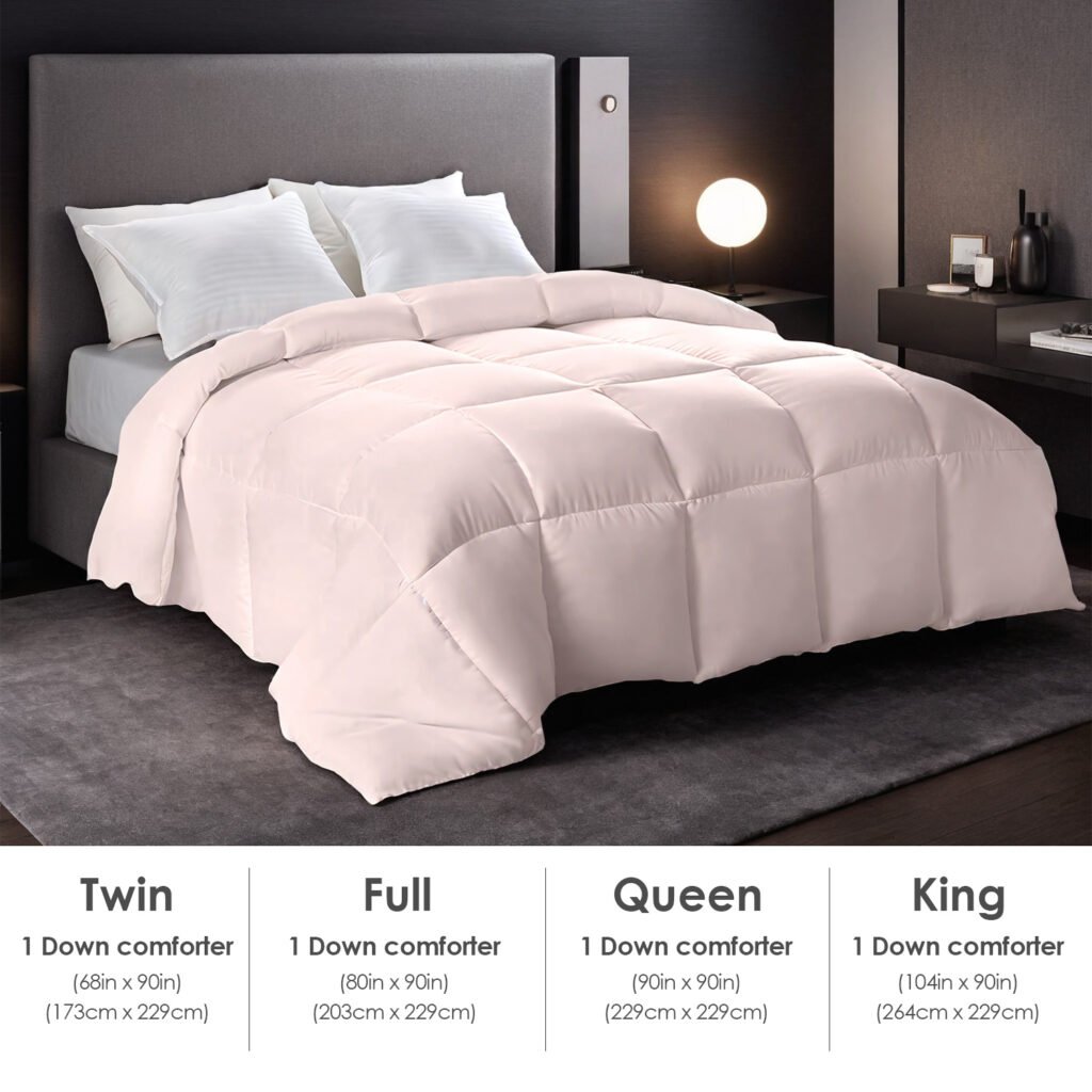 Pink Extra Large Plump Thick Duvet Enhanced Warmth Skin Friendly Comfort. Fits Single Double Beds. Luxury Hotel Grade Insert For Bedroom Use. Perfect Christmas Gift Replacement. - 6