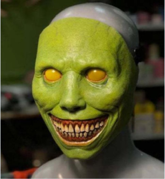 Halloween Scary White Eyed Demon Mask - 6