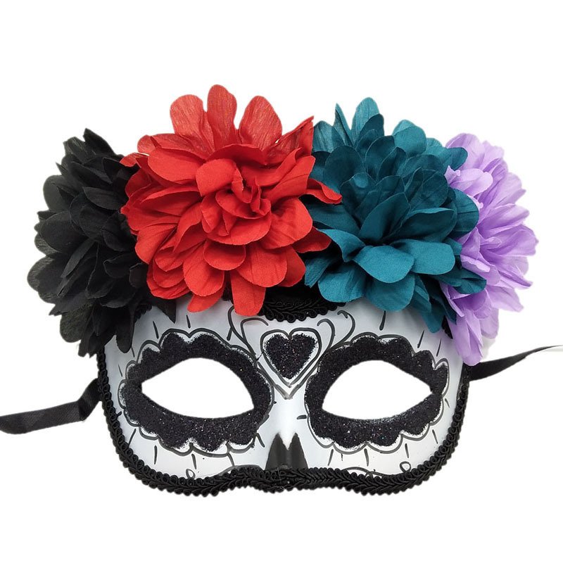Mexico Day Of The Dead Masquerade Mask Cosplay Show - 3