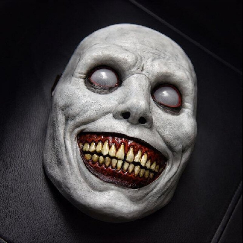 Halloween Scary White Eyed Demon Mask - 3