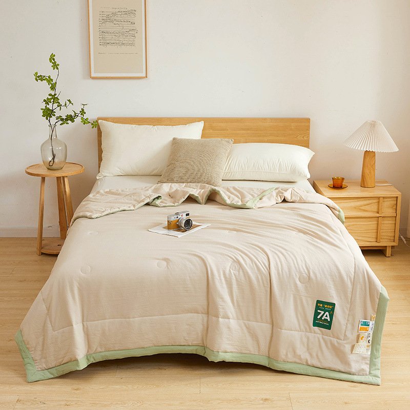 Antibacterial Raw Cotton Washable Summer Cool Quilt - 10
