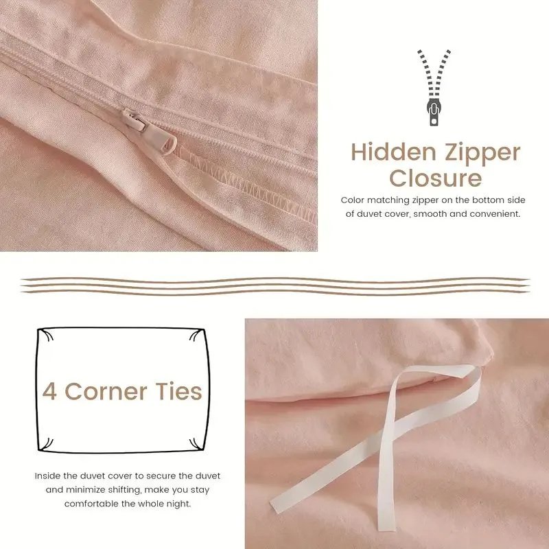 Serta Simply Clean Pleated Duvet Cover Twin - 9