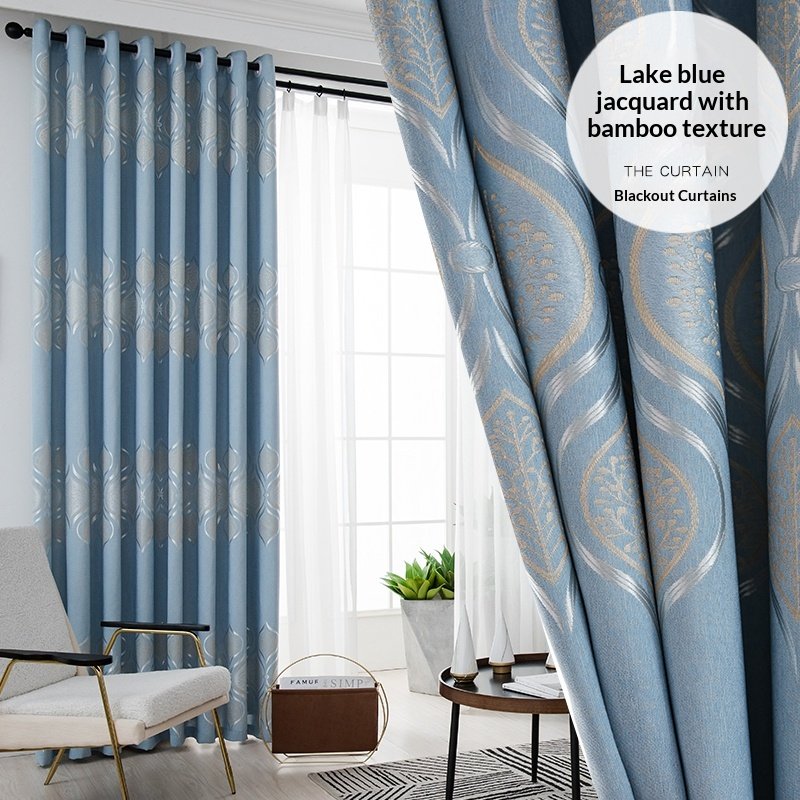 Ready-made Blackout Curtains Thickened Sun-blocking Fabric No Drilling Required Fully Hook-compatible - 7
