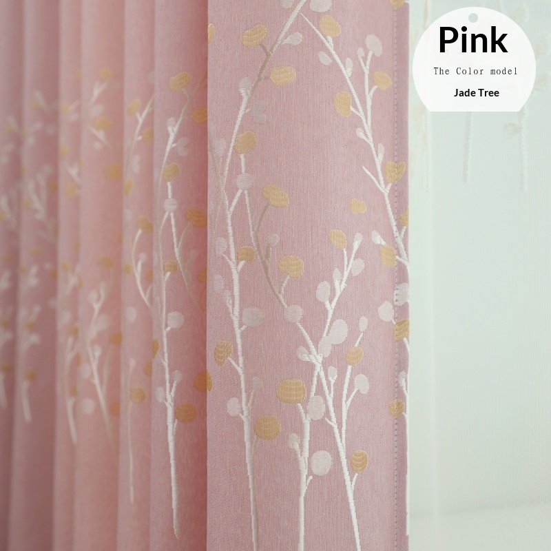 Ready-made Blackout Curtains Thickened Sun-blocking Fabric No Drilling Required Fully Hook-compatible - 5