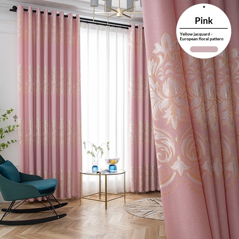 Ready-made Blackout Curtains Thickened Sun-blocking Fabric No Drilling Required Fully Hook-compatible - 6