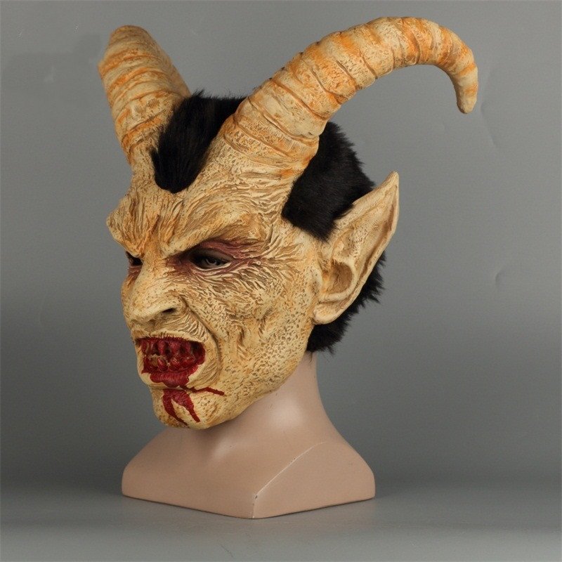 Human Face Lucifer Lucifer Latex Mask - 5