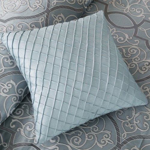 12 Piece Comforter Set With Cotton Bed Sheets Blue King - 3