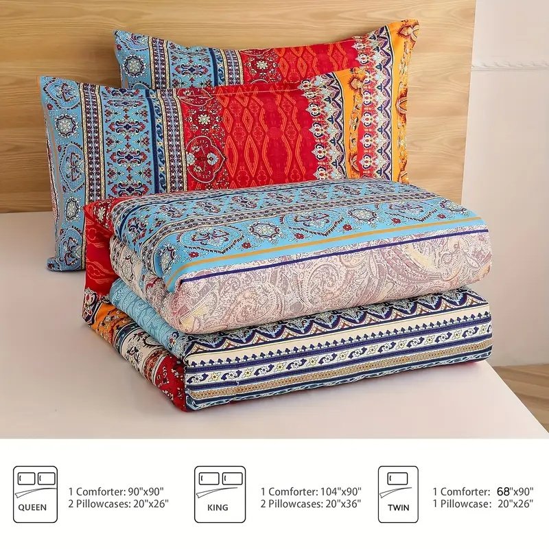 Boho Red Duvet Cover - 5
