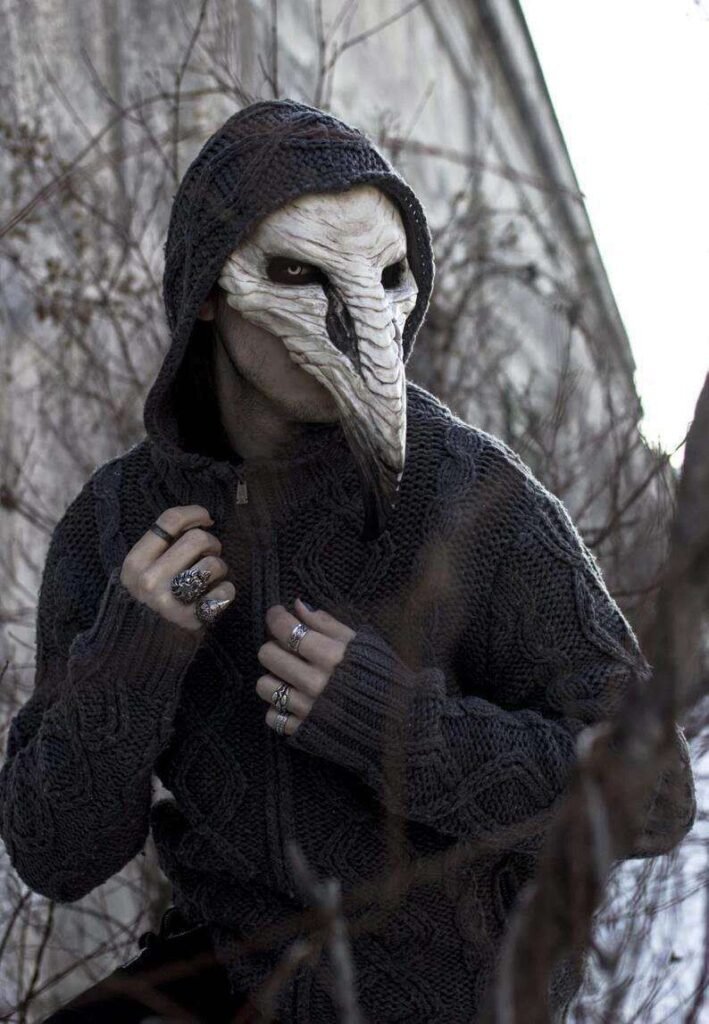Halloween Plague Beak Mask Punk - 5